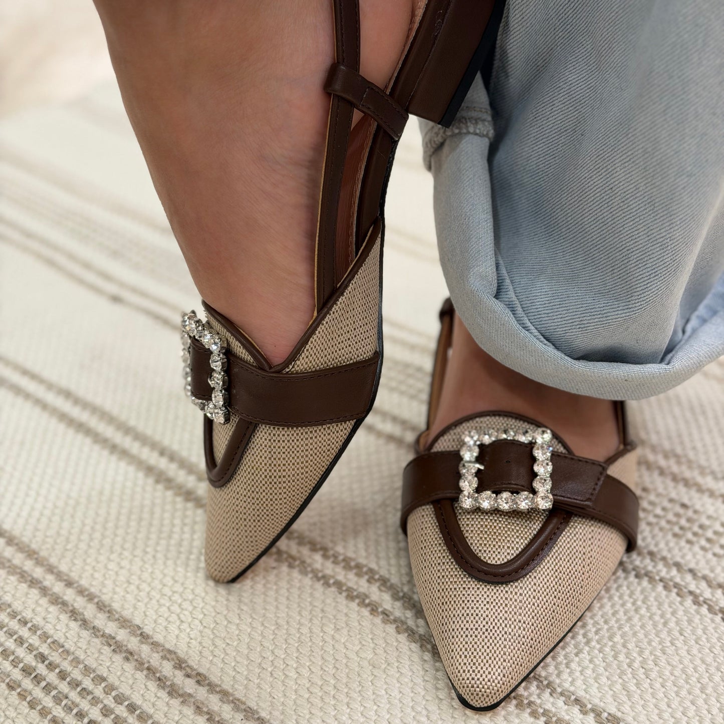 Gold and Gold - Slingback